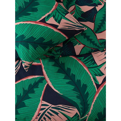 George Home reversible duvet set double in Jungle Leaves pattern (British brand)