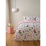 George Home duvet set cowboy graphic reversible double, imported from the UK