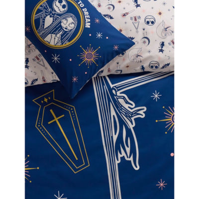 Disney Nightmare Before Christmas navy duvet set single, imported from the UK