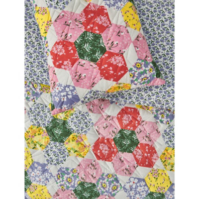 George Home Bright Hexagonal Patch Duvet Set Double - British product