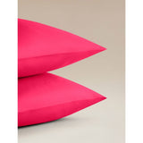 George Home raspberry easycare pillowcase pair double, UK version