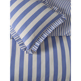 George Home box pleat striped duvet set double - British product