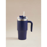 George Home blue metal tumbler with straw 568ml, imported from the UK