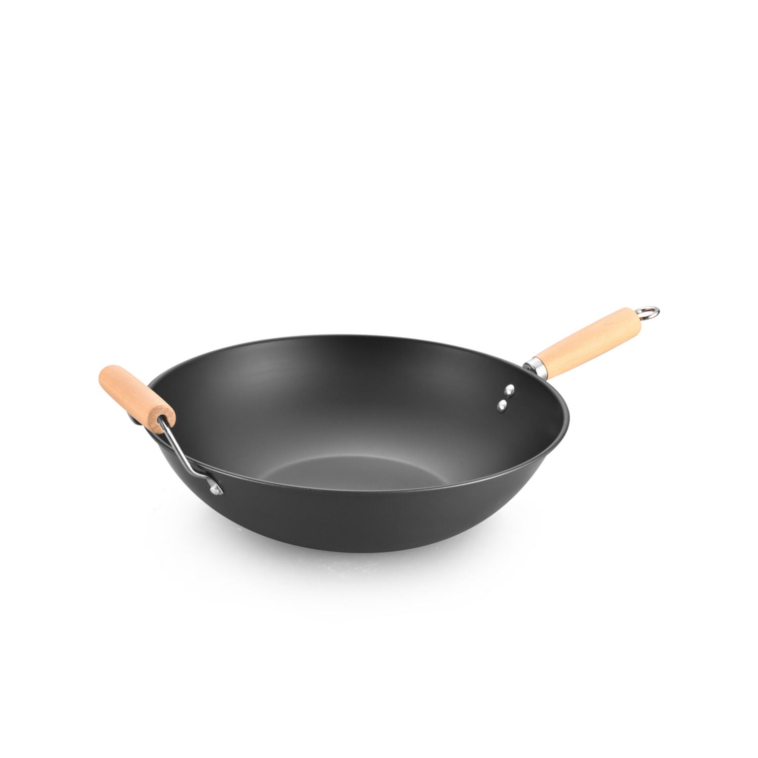 George Home spun steel wok 35cm (British brand)