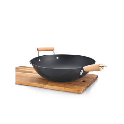 George Home spun steel wok 35cm (British brand)