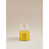 George Home yellow lamp ceramic and plastic (British brand)