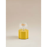 George Home yellow lamp ceramic and plastic (British brand)