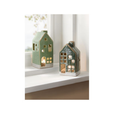 George Home Sanctuary House tealight holder set of 2, UK version