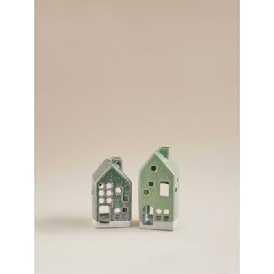 George Home Sanctuary House tealight holder set of 2, UK version