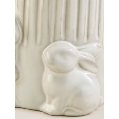 George Home cream bunny vase 25cm, UK version