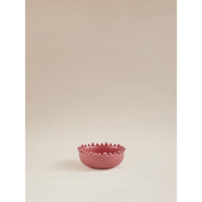 ASDA George Home Pink Bobble Stoneware Bowl 18 x 18 x 7cm- Buy online at McGrocer