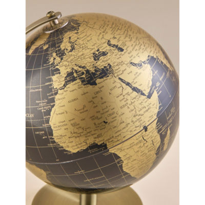 George Home navy gold-tone globe decorative - British product