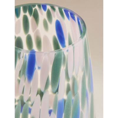 George Home confetti glass vase 14x14x20cm, UK version
