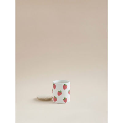 George Home strawberry embossed candle (British brand)