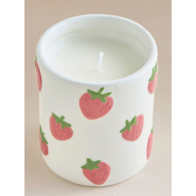 George Home strawberry embossed candle (British brand)