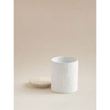 George Home palm tree embossed candle (British brand)