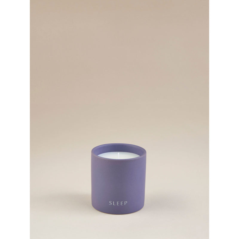 George Home Sleep Candle ceramic jar purple - British product