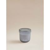 George Home grey wellness relax candle with glass lid, UK version