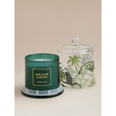 George Home Paradise Garden cloche candle - British product