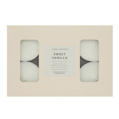 George Home sweet vanilla tealights 12x35g, UK version