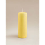 George Home fresh lemon pillar candle 20.5 x 6.7 cm, imported from the UK