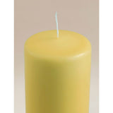 George Home fresh lemon pillar candle 20.5 x 6.7 cm, imported from the UK