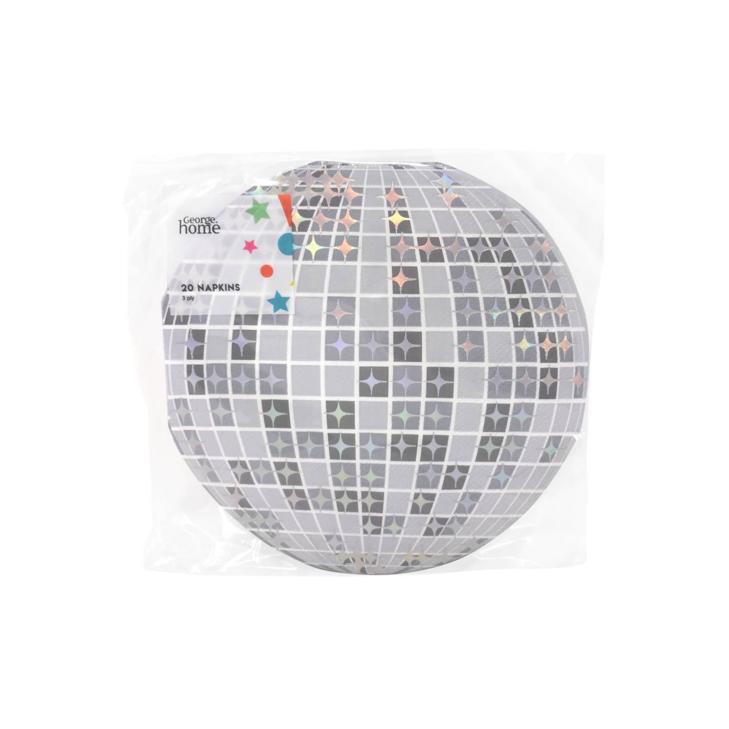 George Home disco ball napkins 20-pack - British product