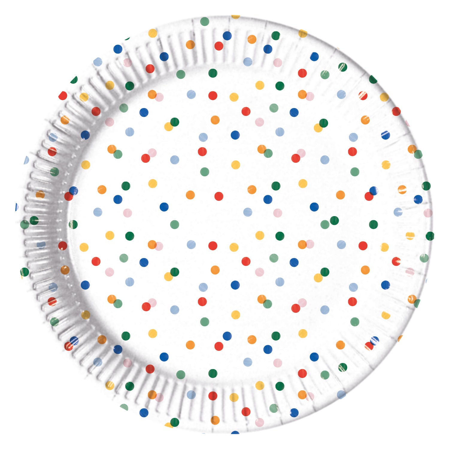 George Home spot paper plates 12 pack 23cm, imported from the UK