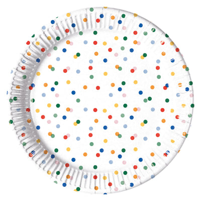 ASDA George Home Spot Paper Plates 12pk 23cm- Buy online at McGrocer
