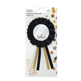 George Home personalisable rosette badge 180x80mm - British product