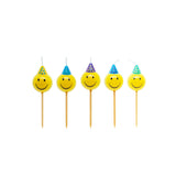 George Home smiley pick candles 6 pack, imported from the UK