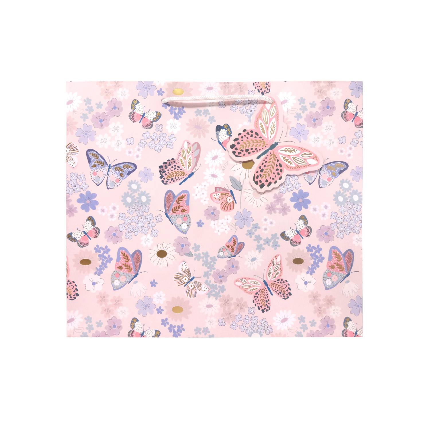George Home butterfly landscape large gift bag, imported from the UK