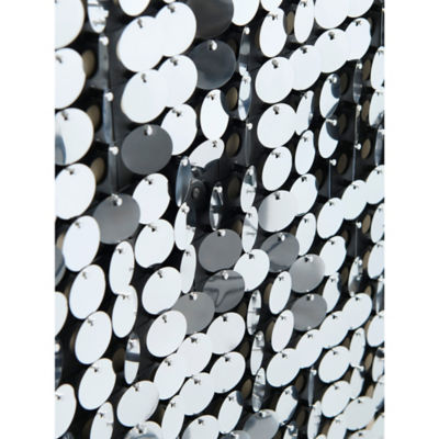 George Home silver-tone vinyl disc backdrop set of 9 (British brand)