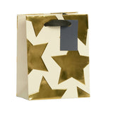 George small gift bag gold star black, imported from the UK