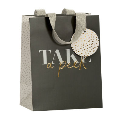 George premium black medium gift bag (British brand)