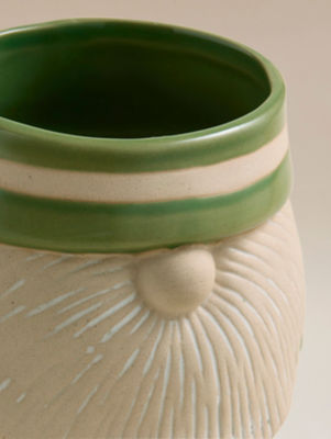 George Home gnome shaped plant pot green, imported from the UK