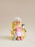 George Home gnome ornament Grandma with Cats, UK version
