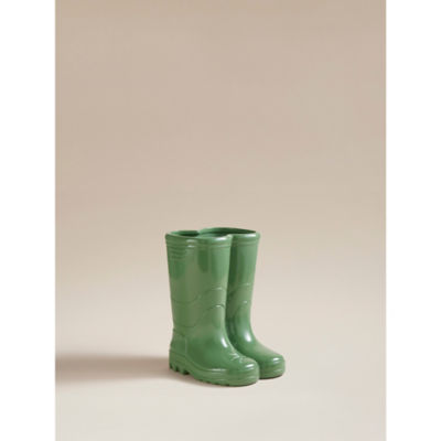 George Home green wellie-shaped planter large - British product