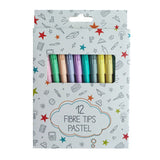 ASDA pastel felt tip pens 12 pack (British brand)
