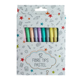 ASDA pastel felt tip pens 12 pack (British brand)