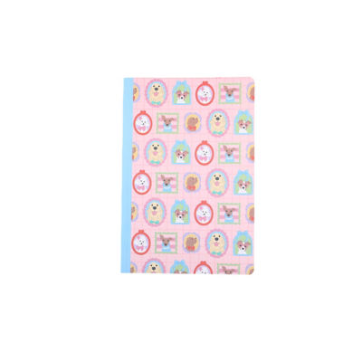 ASDA dog-themed A5 ruled notebook, softcover - British product