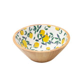 George Home bamboo bowl lemon 25x25x10cm (British brand)
