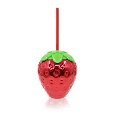 George Home novelty strawberry tumbler with straw 60g - British product