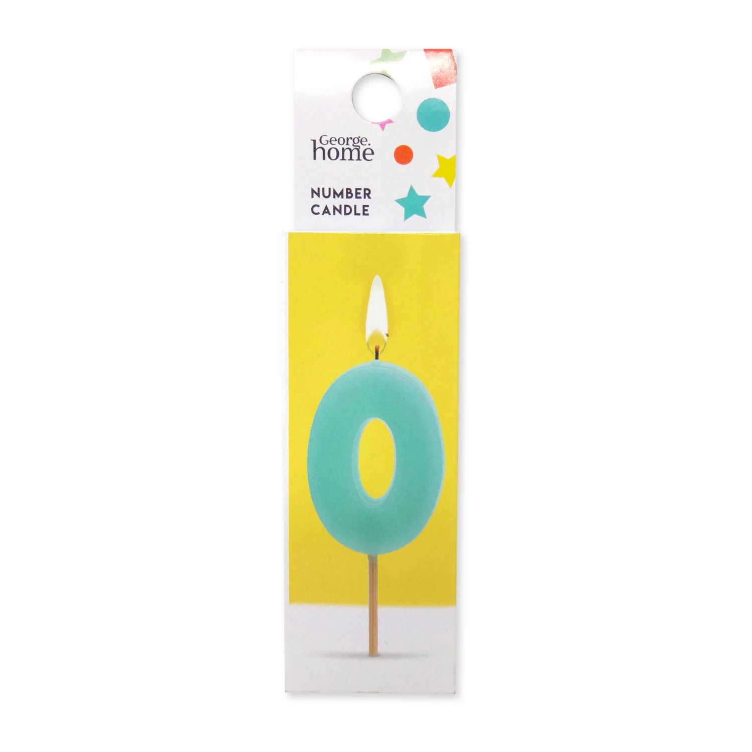 George Home number candle 0, UK version