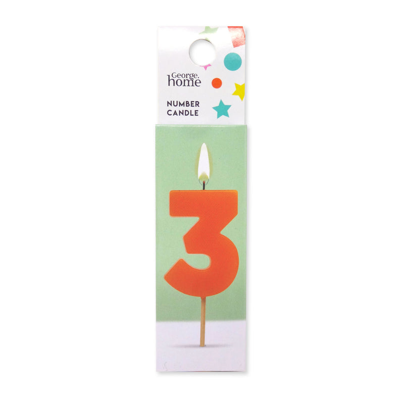 George Home number candle 3, UK version