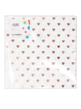 George Home Rose Gold Heart napkins 20pk, UK version