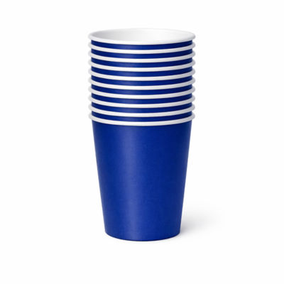 George Home Blue Kids paper party cups 10pk - British product