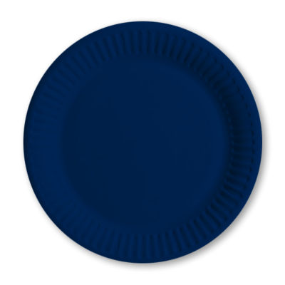 George Home navy paper plates pack of 12, UK version