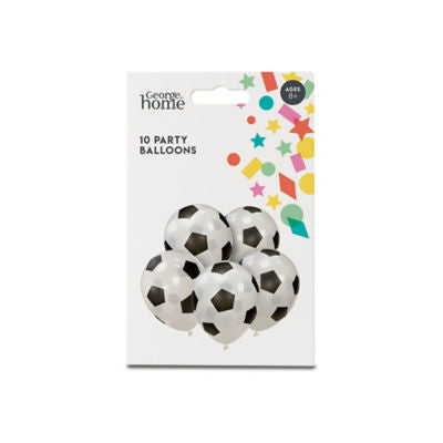George Home football balloons 10 pack 9 inch, UK version