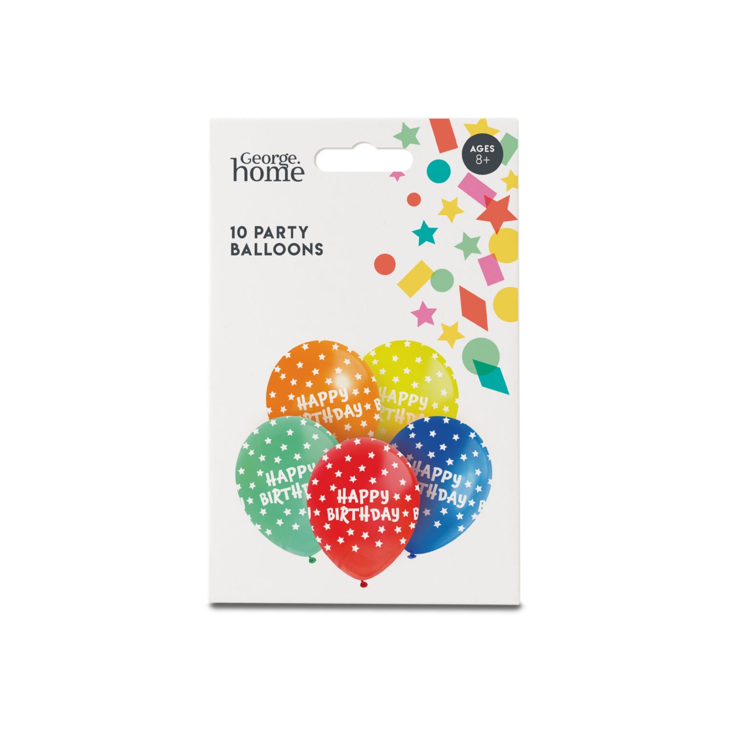George Home Bright HB Balloons 10 pack, imported from the UK